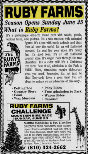 Ruby Farms - Jun 21 1995 Ad